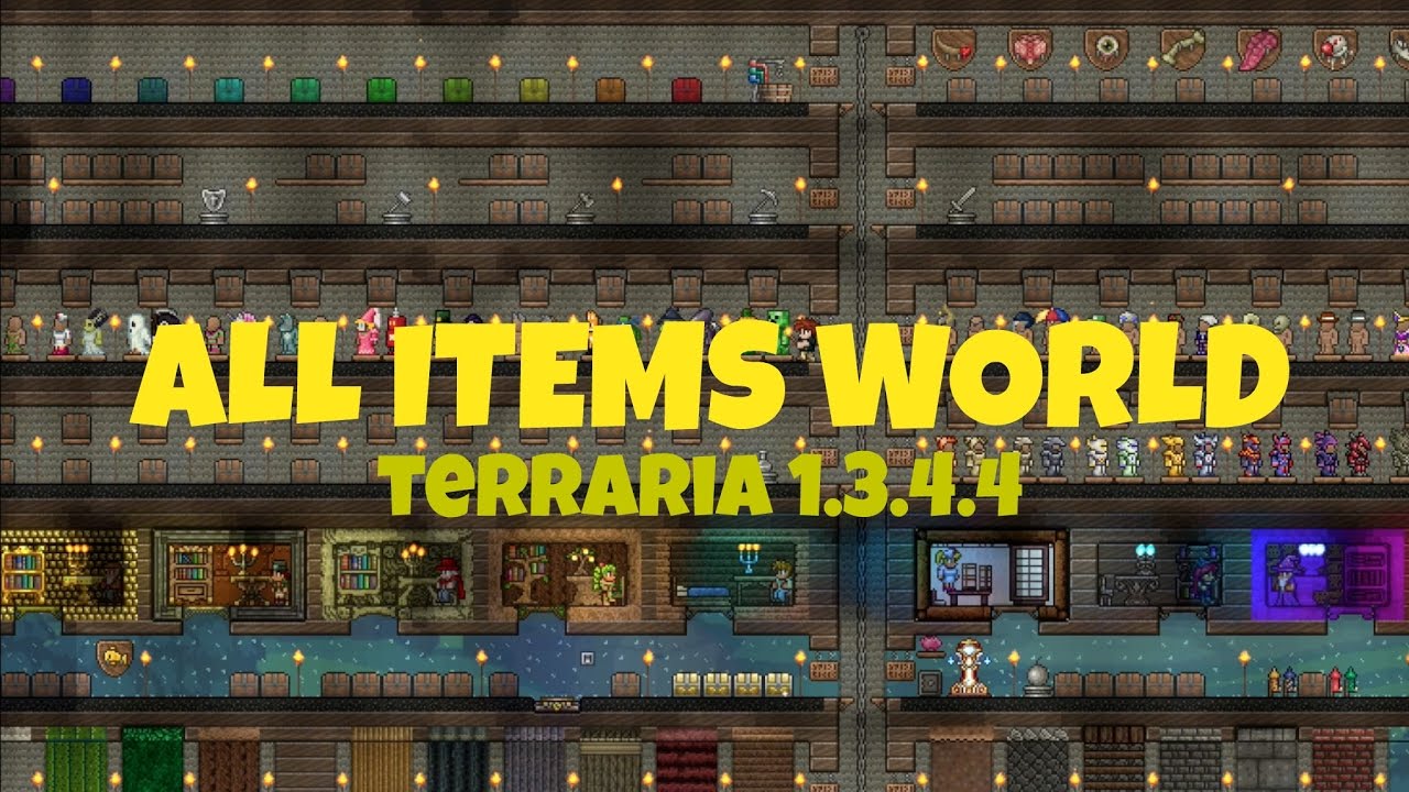 Terraria World Download All Items